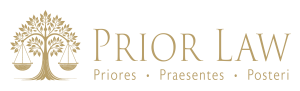 Prior Law estate planning attorney logo with text