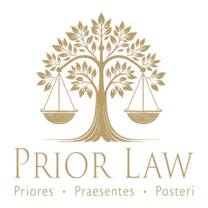 Prior Law logo with tree icon and firm name