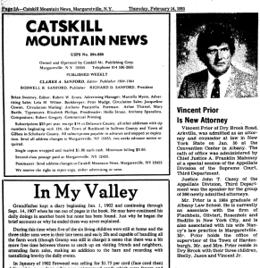 Newspaper Clipping