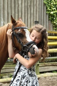 girl with pony