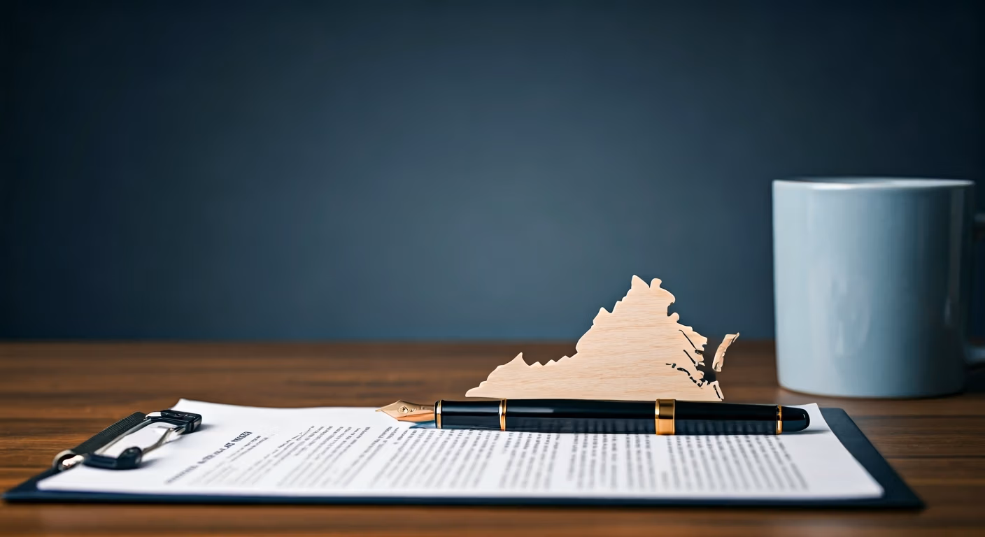 An ink pen lies on the paper on which the will is printed.
